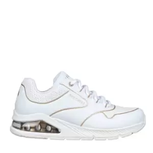 Skechers 2 - Golden Trim - White