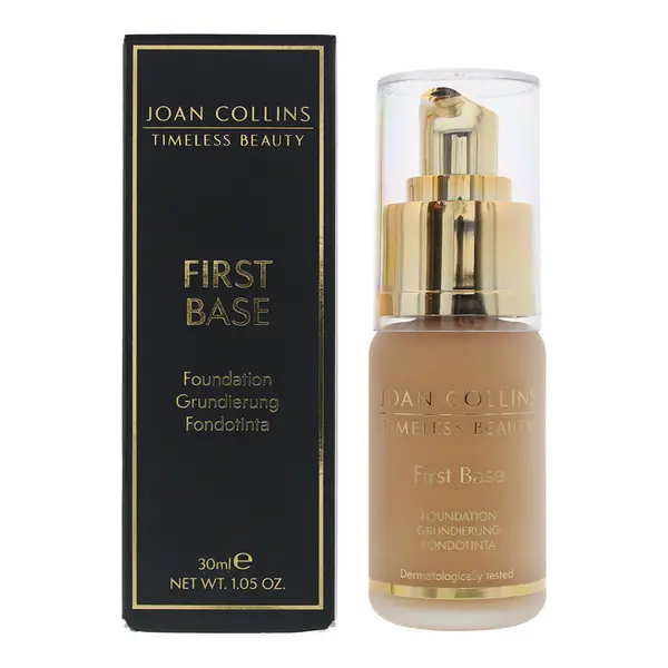 Joan Collins First Base Warm Dark Foundation 30ml