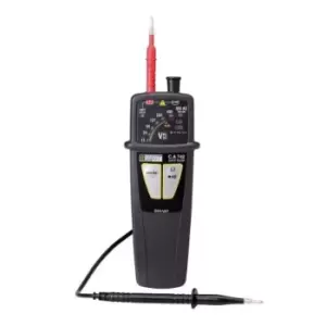 Chauvin Arnoux CA 742, LED Voltage tester, 690 V ac, 750V dc, Continuity Check, Battery Powered, CAT IV