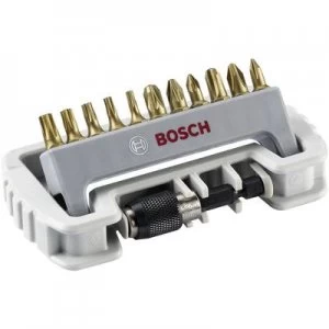 Bosch Accessories 2608522126 Bit set 12 Piece Phillips, Pozidriv, TORX socket