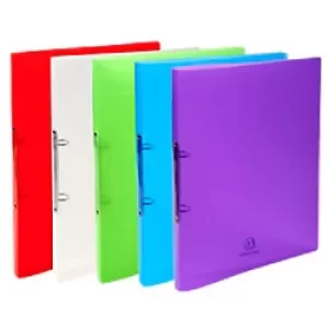 Exacompta Ring Binder Polypropylene A4 2 ring 15mm Assorted Colours Pack of 30