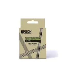 Epson LK-5GBJ Black on Matte GreenTape Cartridge 18mm - C53S672078