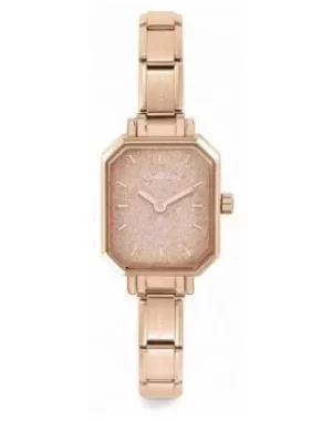 Nomination 076031/025 PARIS Watch With ROSEGOLD RECTANGULAR Jewellery