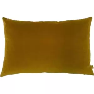 Furn Velvet Cushion Cover (One Size) (Mustard Yellow)