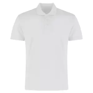 Kustom Kit Mens Cooltex Plus Micro Mesh Polo Shirt (XXL) (White)