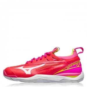 Mizuno Wave Mirage 2 Ladies Netball Trainer - Fiery Coral