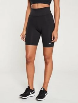 Nike NSW Leg-A-See Bike Short - Black, Size L, Women