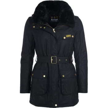 Barbour International Charade Wax Jacket - Black BK71