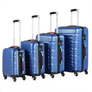 Baseline Hard Shell Navy Suitcase 4pc Set