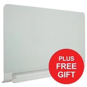 Nobo Diamond 993x559mm Glass Magnetic Whiteboard with Rounded Corners