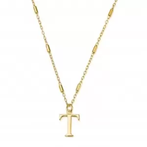 Gold Iconic Initial T Necklace GNCC4041T
