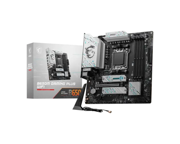 MSI B650M GAMING PLUS WIFI mATX Motherboard for AMD AM5 CPUs