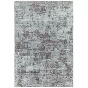 Asiatic Orion Abstract OR06 Rug - Pink - 120x170cm, Geometric - Pink/Silver