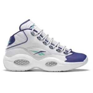 reebok Question Mid Hornets, cold grey 1/bold purple/classic teal