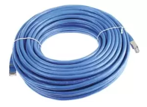 Roline Blue Cat6 Cable, S/FTP, Male RJ45/Male RJ45, Terminated, 20m