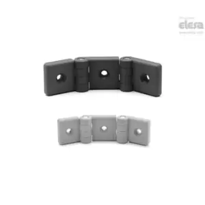 ELESA CFI Double hinges for profiles Technopolymer CFI.40-40/40 SH-6-C33