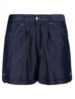 Regatta Girls Delicia Shorts - Blue, Size 3-4 Years, Women