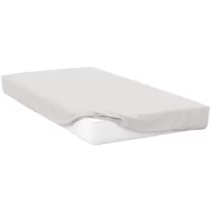 Belledorm 200 Thread Count Egyptian Cotton Deep Fitted Sheet (Double) (Ivory) - Ivory