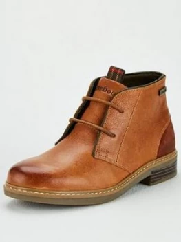 Barbour Boys Readhead Lace Leather Ankle Boots - Tan