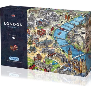 London Landmarks Jigsaw Puzzle - 1000 Pieces