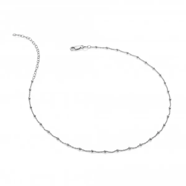 Intermittent Bead Cable Choker Chain CH123