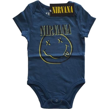 Nirvana - Inverse Smiley Kids 3-6 Months Babywear - Blue