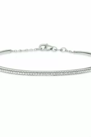 Folli Follie Jewellery Fashionably Silver Sparkle Ball Clasp Bracelet JEWEL 5010.3352