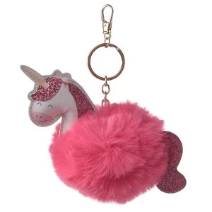 Sweet Dreams Unicorn Pom Pom Keyring