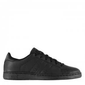 Lonsdale Leyton Leather Mens Trainers - Black