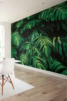 Rainforest Leaves Wall Mural
