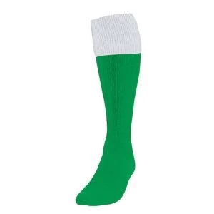 Precision Turnover Football Socks Emerald/White UK Size 7-11