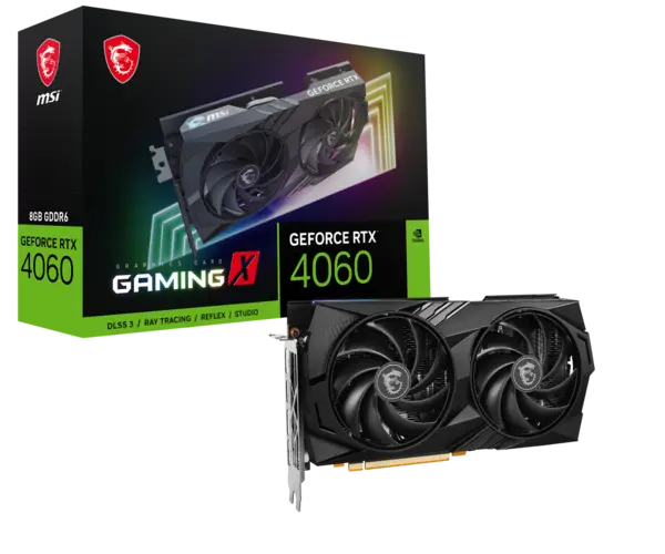 MSI GeForce RTX 4060 GAMING X 8GB Graphics Card