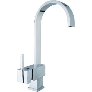 Wickes Callis Single Lever Kitchen Mixer Sink Tap Chrome