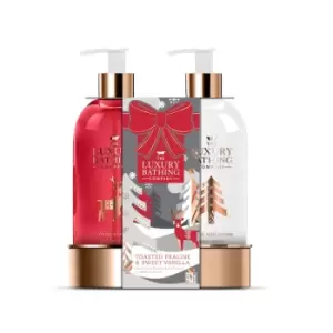 The Luxury Bathing Company Toasted Praline & Sweet Vanilla Hand Care Duo 2 x 300ml