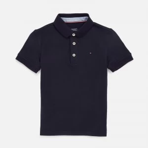 Tommy Hilfiger Boys' Short Sleeve Polo Shirt - Sky Captain - 14 Years