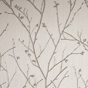 Boutique Water Silk Sprig Ivory Decorative Wallpaper - 10m