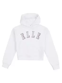 Elle Girls Oversize Hoodie - White, Size Age: 15-16 Years, Women