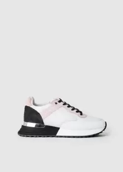 Mallet Womens Lux 2.0 Monochrome Trainer In Pink Monochrome