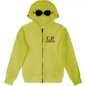 CP COMPANY Boys Goggle Zip Hoodie - Yellow