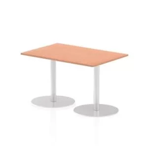 Italia Poseur Table Rectangle 1200800 Top 725 High Beech