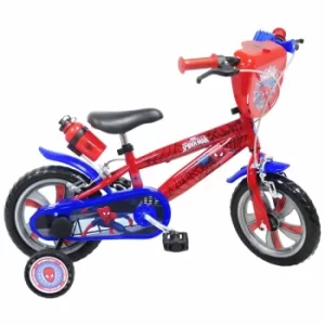 Spider-Man 12" Nylon Wheel Childrens Bicycle, Red