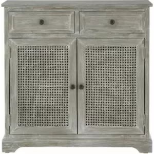 Premier Housewares - Heritage Door / 2 Drawer Slate Grey Cabinet