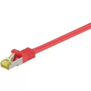 Goobay RJ45 S/FTP CAT 7 Network Cable - 2m - Red