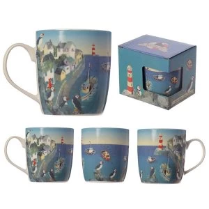 Puffin Cove Seaside New Bone China Mug