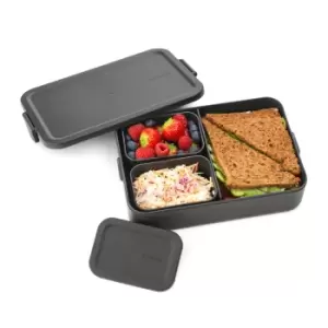 Make & Take Bento Large Dark Grey Lunch Box Dark Grey