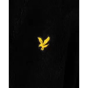 Lyle & Scott Mens Towelling Dressing Gown - True Black - M