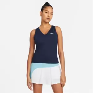 Nike Victory Womens Tennis Tank - Blue