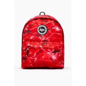 Shark Backpack (One Size) (Red/Black/White) - Red/Black/White - Hype