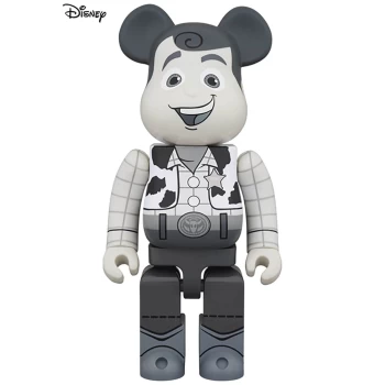 Medicom Toy Story Woody 1000% Be@rbrick (Black & White Version)