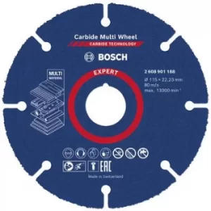 Bosch Accessories EXPERT Carbide Multi Wheel 2608901188 Cutting disc (straight) 1 Piece 22.23mm